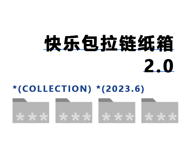 品牌的綠色之選—快樂包拉鏈紙箱2.0！
